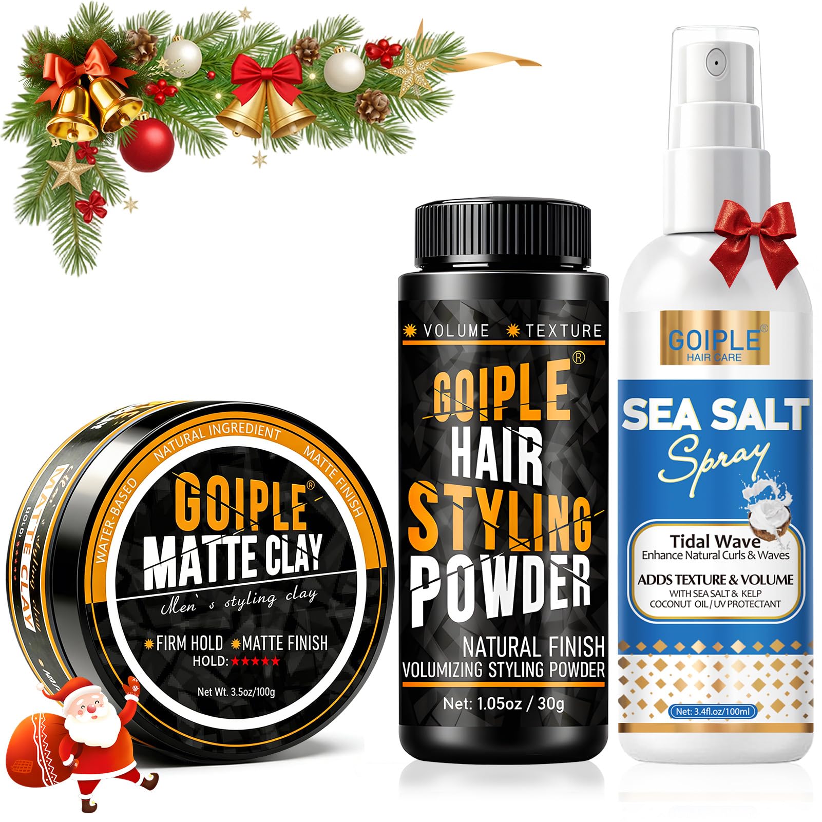 Amazon.com: Matte Clay Firm Hold Hair Clay for Men Water Based