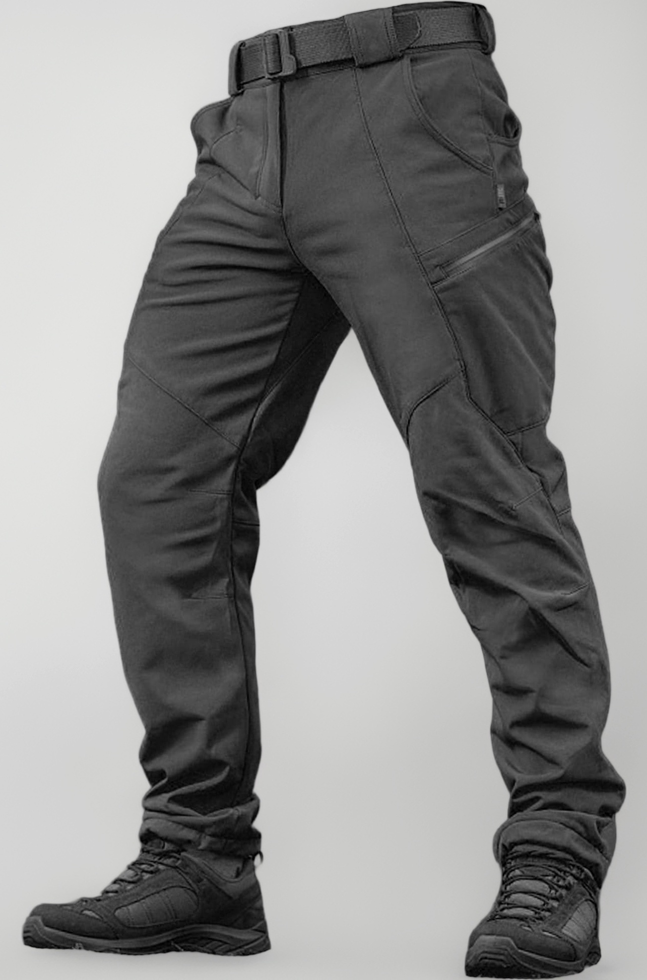 Winter Tactical Pants Soft Shell Insulated Fleece Lined Cargo