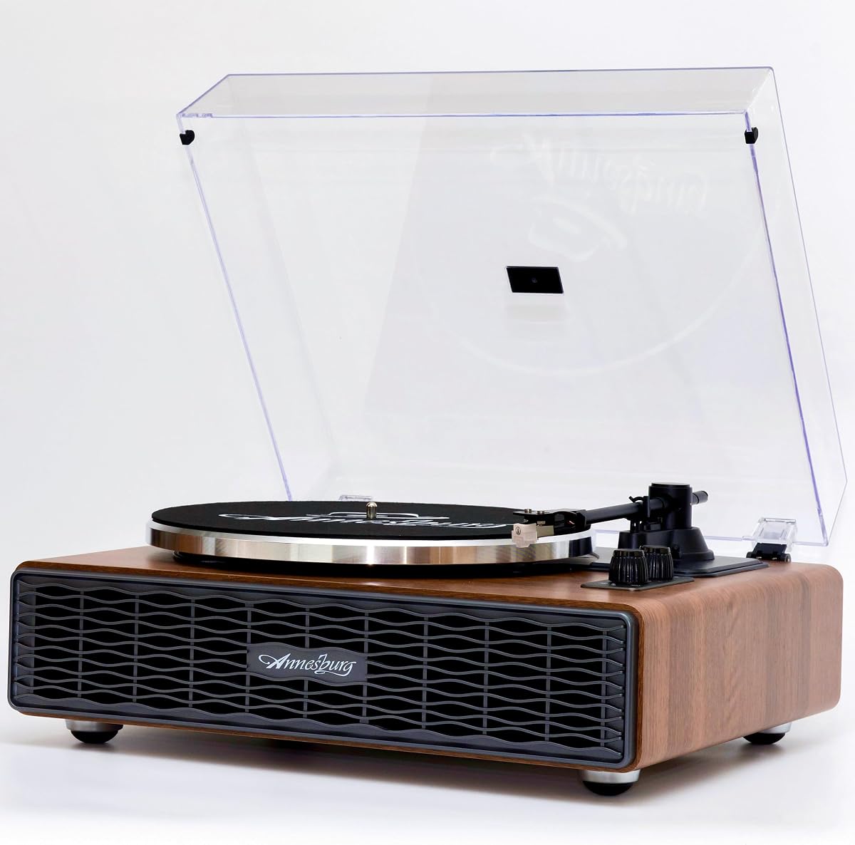 Annesburg Vinyl Record Player, Hi-Fi Bluetooth Turntable with Speakers