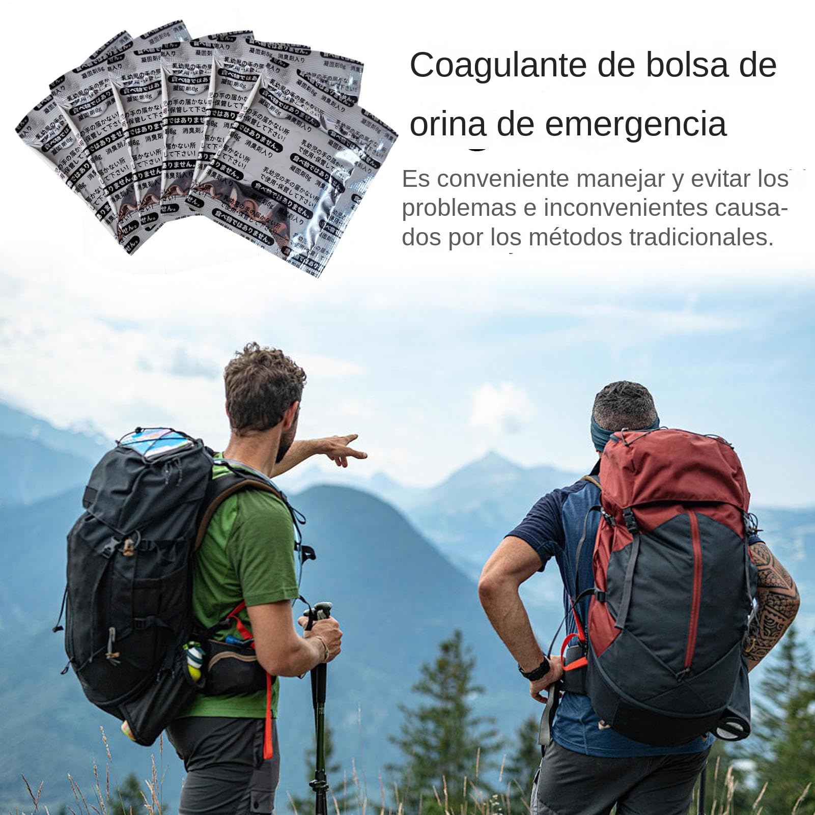 Gel Para Retrete de Camping | 50 Bolsas de Polvo Compacto para - Neutralizador de Olores Seguro y Portátil para Acampadas Hogar Mascotas Exteriores Viajes Adultos Público | Uso en Baños