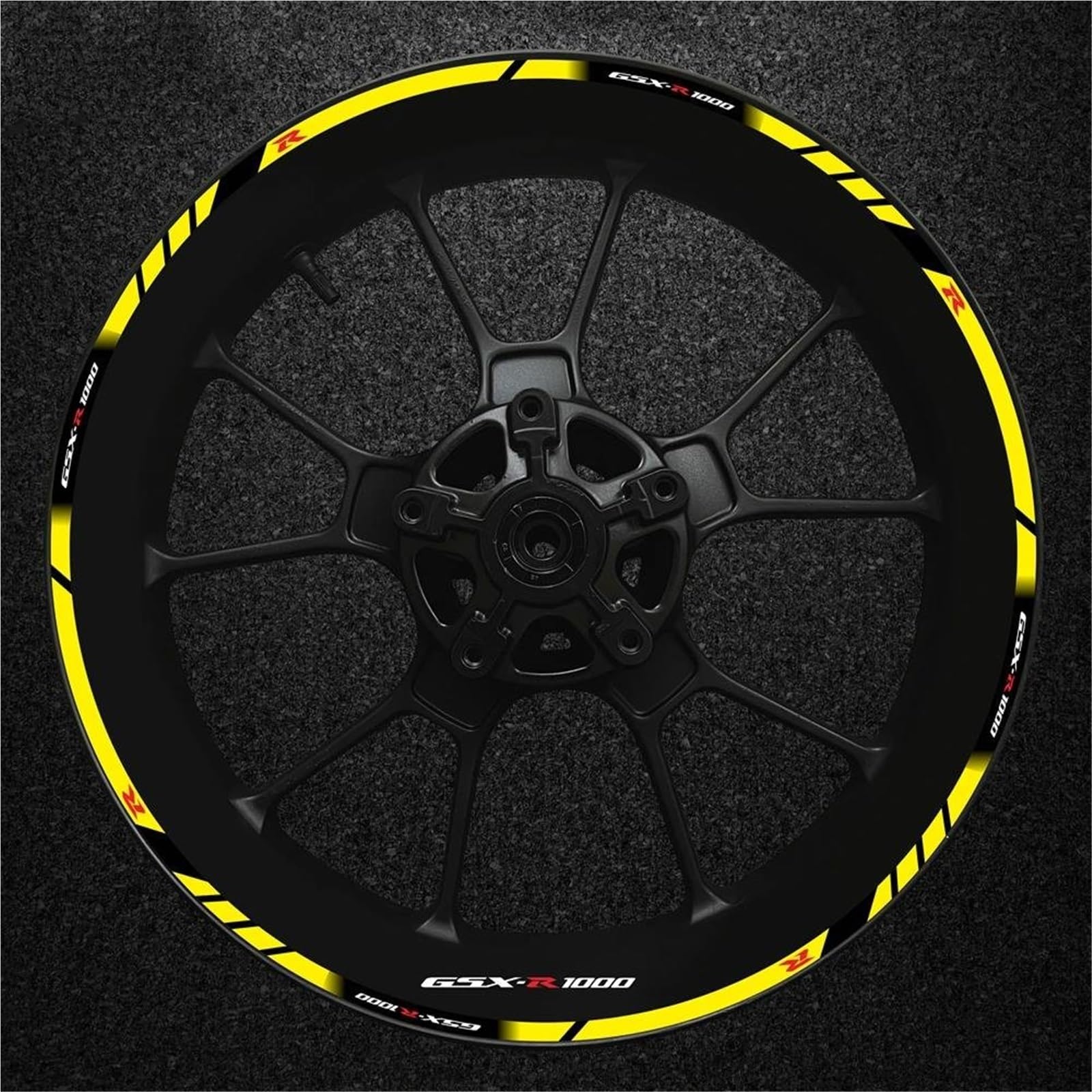 Wheel Stickers Motorcycle Reflective Wheel Decal for Suzuki GSXR1000 GSXR GSX-R 1000 GSX-R1000 Rim Stripe Decals Hub Stickers Rim Reflective Decal