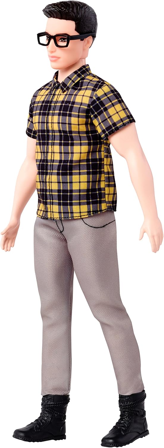 Flash Sale Ken Fashionistas Chill in Check Doll Free Shipping Over $50 Ken Fashionistas Chill in Check Doll