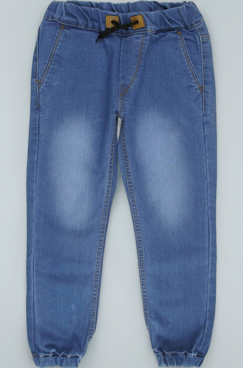 Boy's Slim Fit Mid Rise Stretchable Jogger Jeans