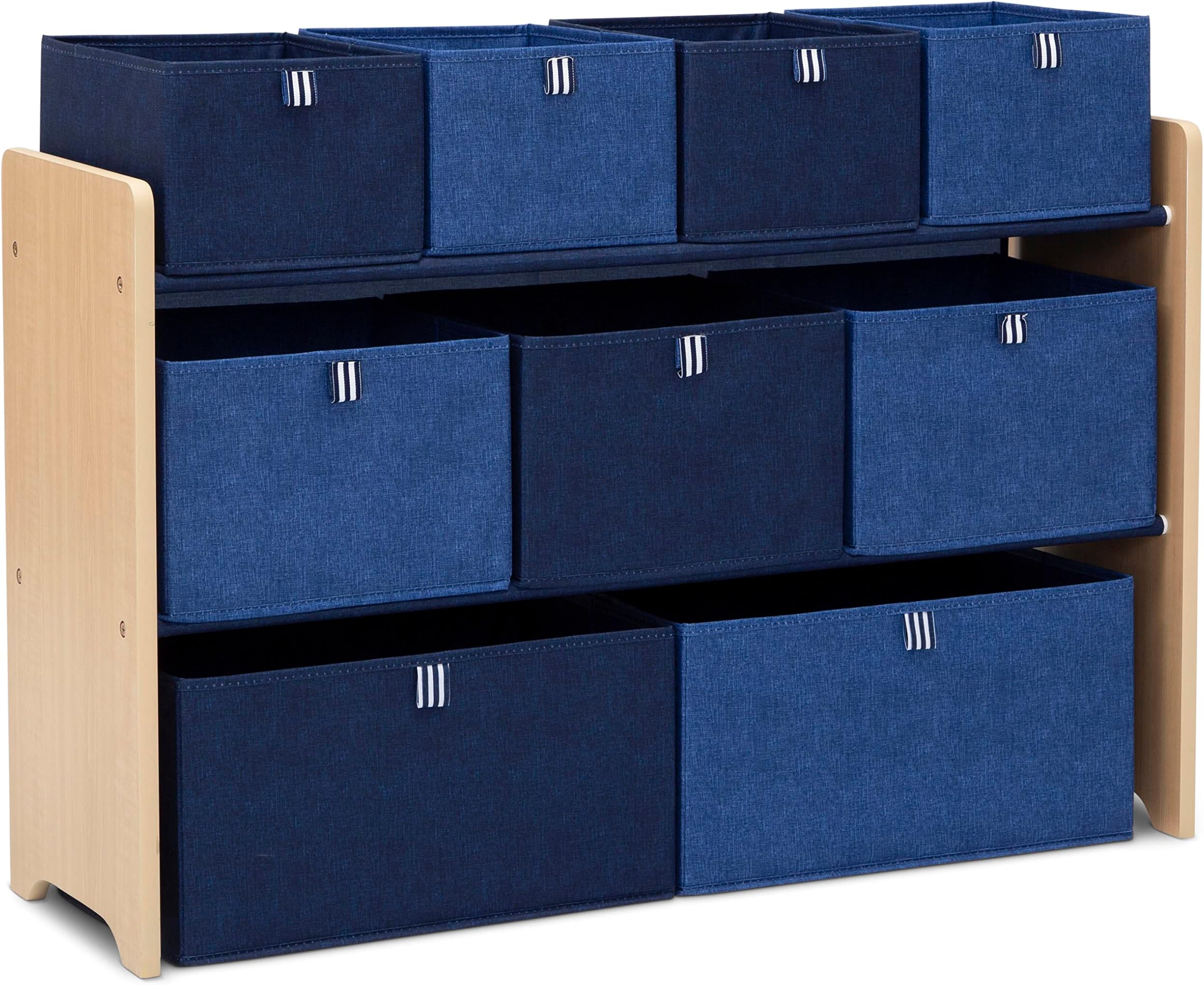 GAP GapKids Deluxe Toy Organizer - Greenguard Gold Certified, Navy/Natural