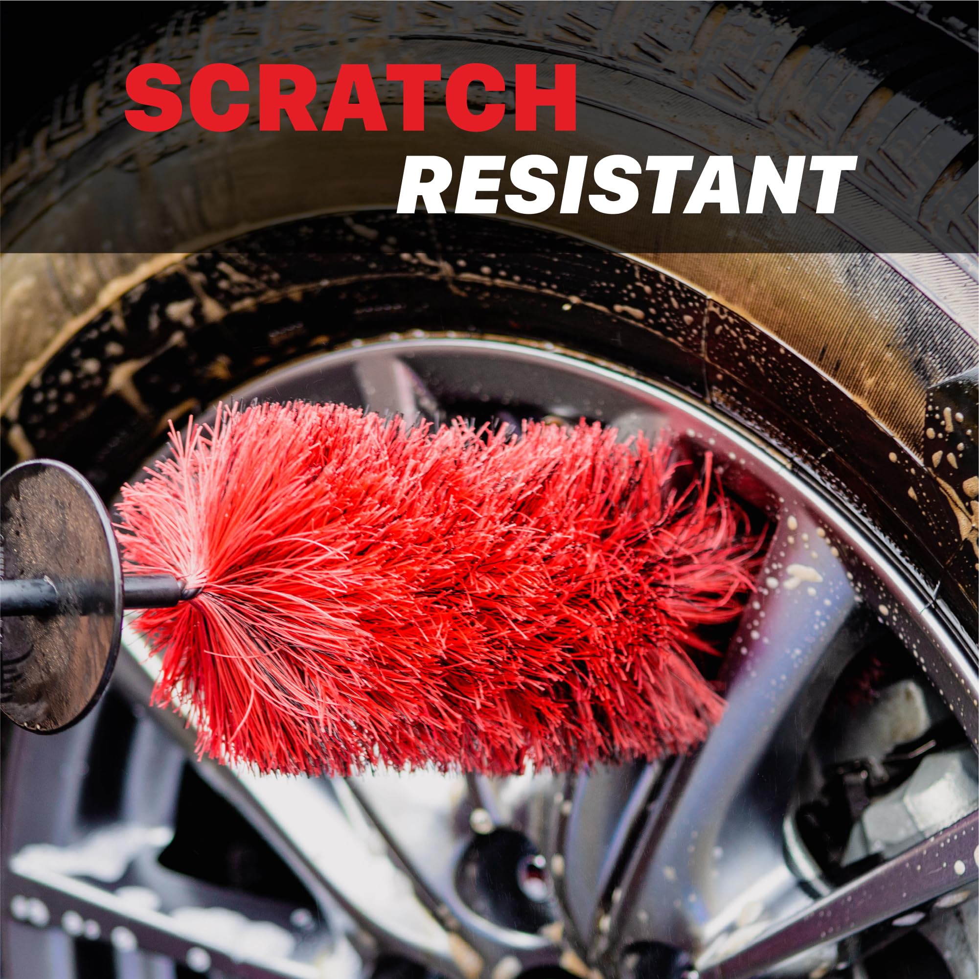 Mayfield Lot De 2 Brosses En Poils De Sanglier Naturels Pour Un Nettoyage En Profondeur, Jantes En Alliage, Compartiment Moteur, 1 Brosse Ultra Douce Pour Plastiques Brillants, écrans, Résistant Aux