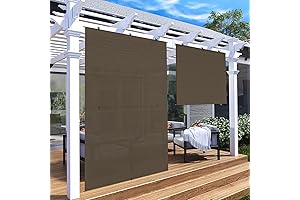 Patio Shades Roll Up 6'Wx6'H Foldable Roller Shade, Exterior Sun Blinds for Porch