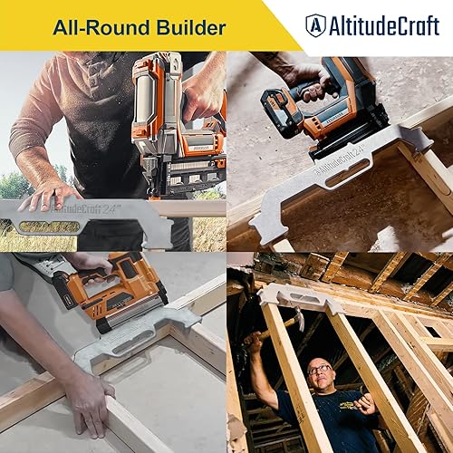 Miniatura 16 de Herramientas de encuadre - Herramienta de diseño de pernos de marco de 16 pulgadas, plantilla de marco de pernos para medición de marcos de pared