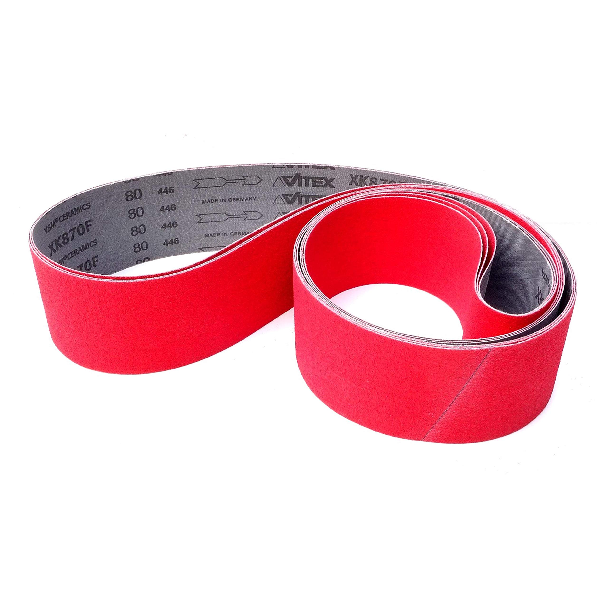 Klingspor Korund Schleifband Gewebe | 200 x 2350 mm | Korn wählbar | 10 Stück