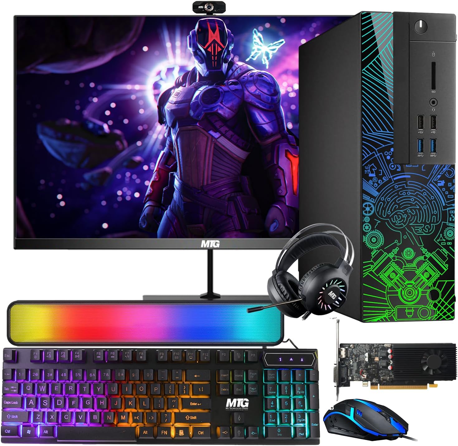 Lumos 8 Gaming PC, i7, 8GB RAM, 1TB SSD + 4TB HDD Win 11
