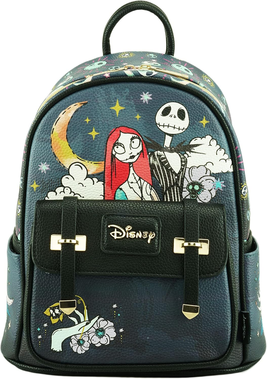 Wondapop Disney The Nightmare Before Christmas 11" Vegan Leather Fashion Mini Backpack