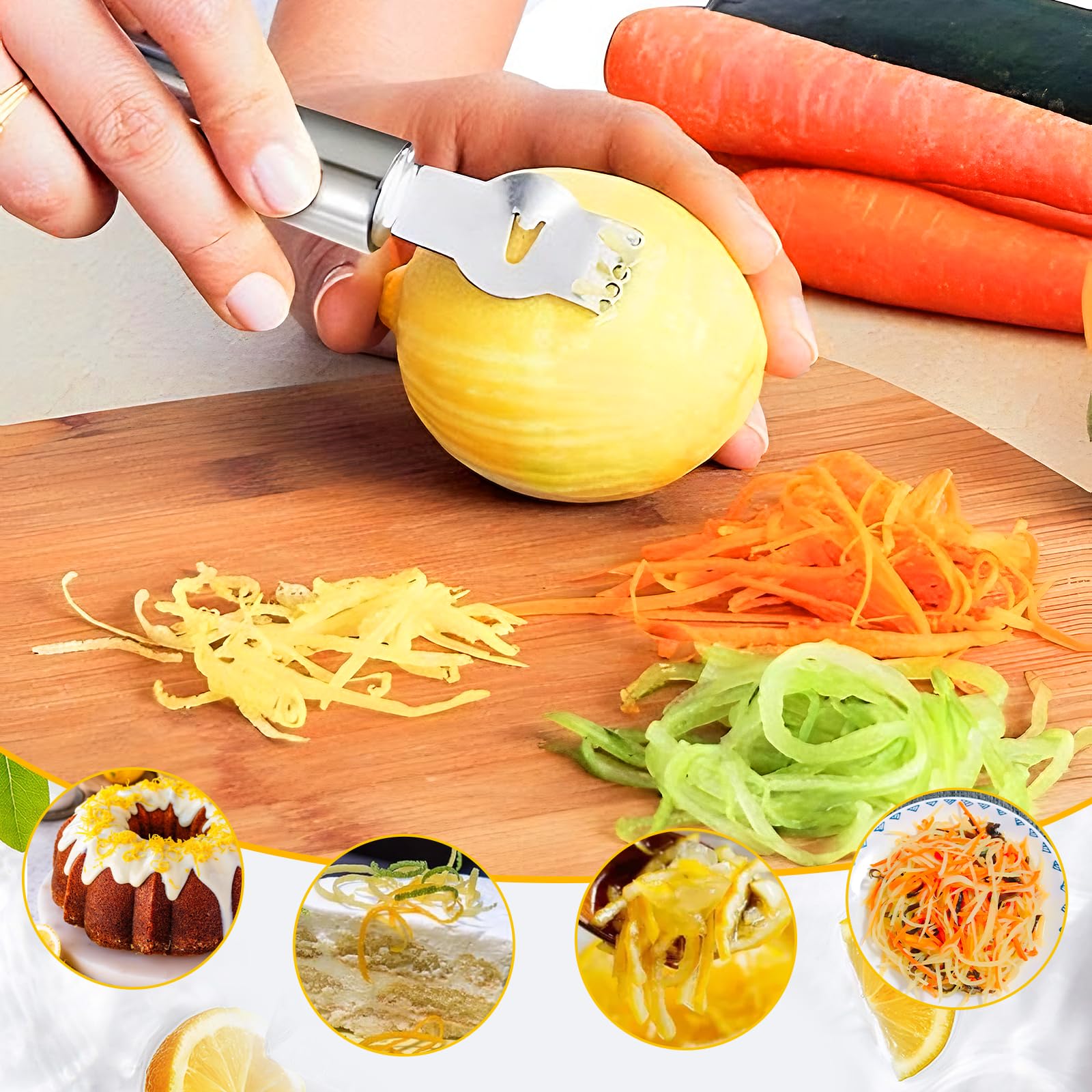 UTHCLO 2pièces Pince Alimentaire Acier Inoxydable Multifonctionnelle