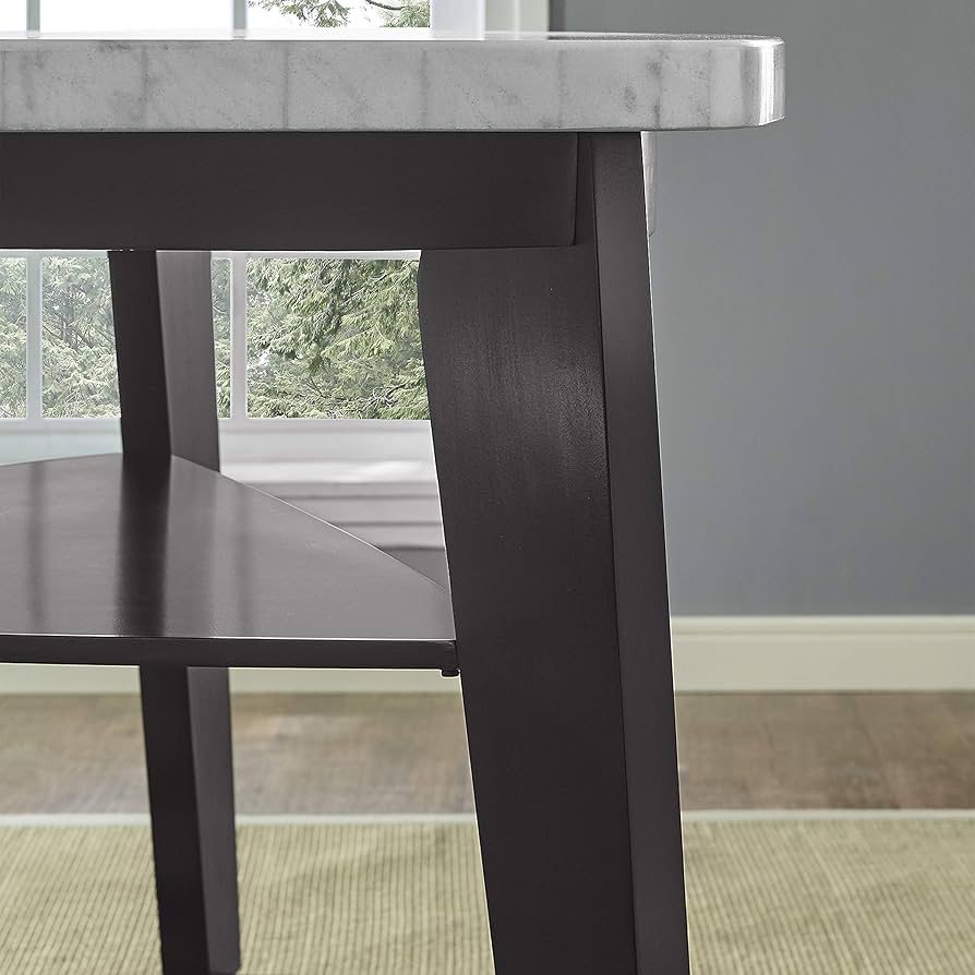 Amazon.com - Steve Silver Carrara White Marble Top Counter