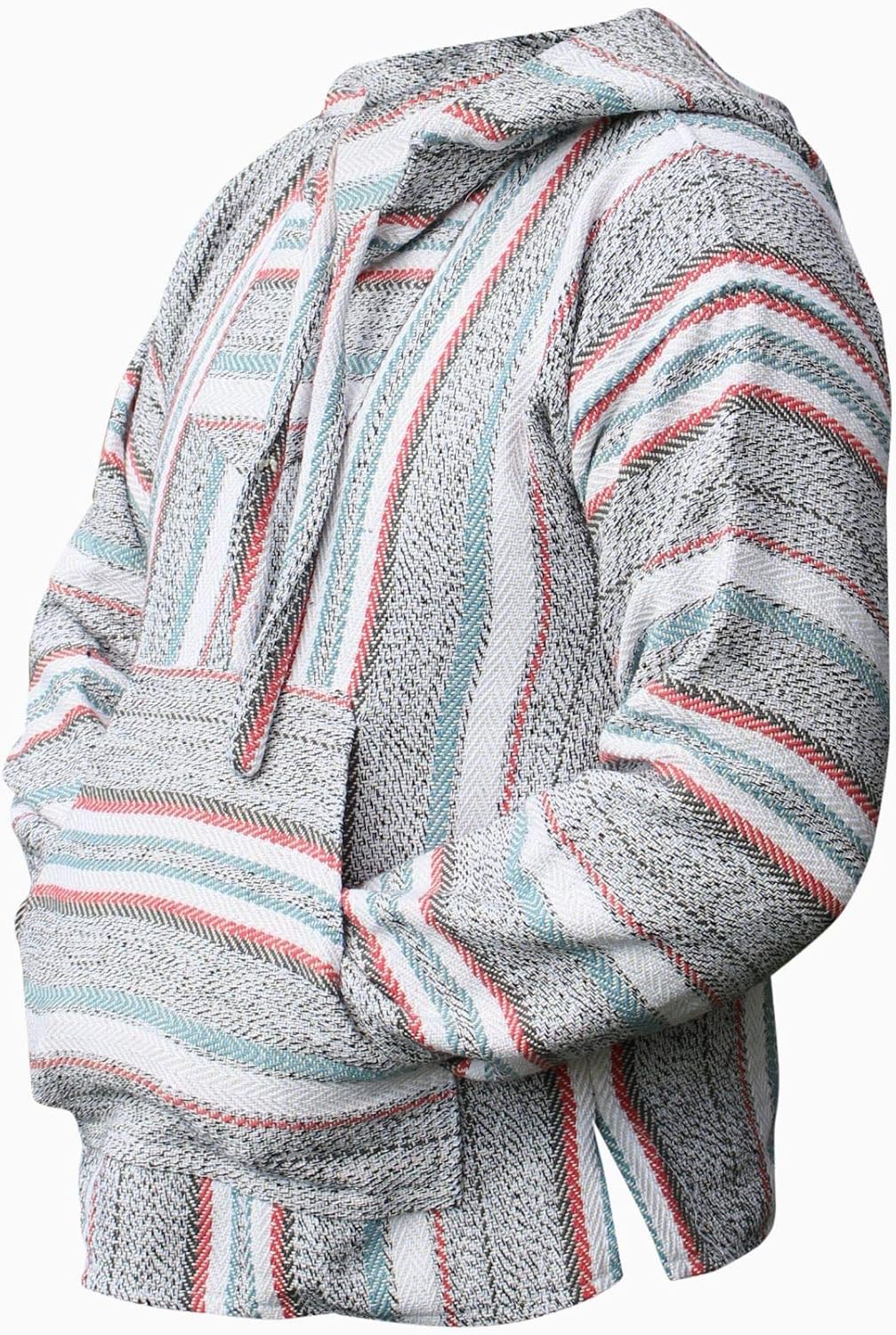 Del Mex Mexican Baja Hoodie Sweatshirt Pullover Jerga Surf Poncho Drug Rug - Image 2