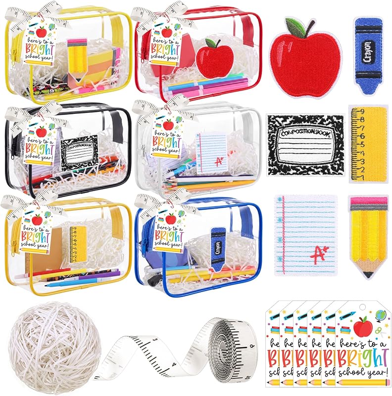 Kit com 6 conjuntos Sunnymove para presentes e decoração escolar