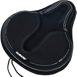 Funda Sillin Spinning Cómoda funda de sillín de bicicleta – Daway C6 espuma, gel, acolchado, funda de sillín de bicicleta, para bicicleta Indoor, spinning, Cruiser, ruedas estacionarias, para mujeres, hombres