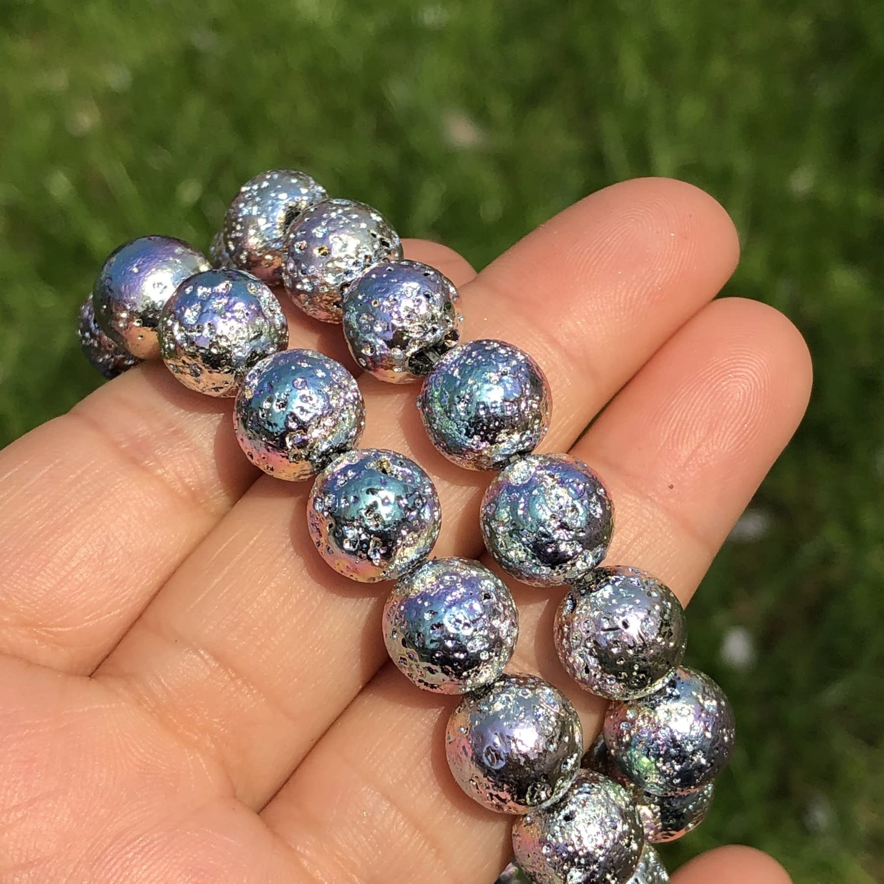 丸い石の玉 Amazon.co.jp: TYCHWZRMV(売店)天然の丸い石の玉、 ブルーマルチカラー