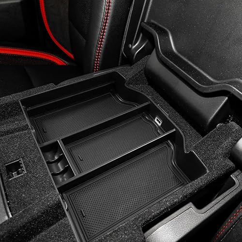 Miniatura 8 de Organizador de consola central compatible con Dodge RAM 1500 2500 3500 2024 2023 2022 2021 2020 2019, accesorios de inserción de caja de