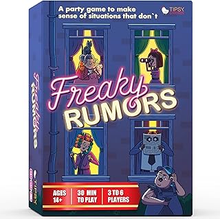 Freaky Rumors Against Reality — A Hilarious Party Games for Social Gatherings (3-6 Players), Ice Breaker Card Games for Adults & Family Game Night, Fun Board Game for Teens, Adults & Families