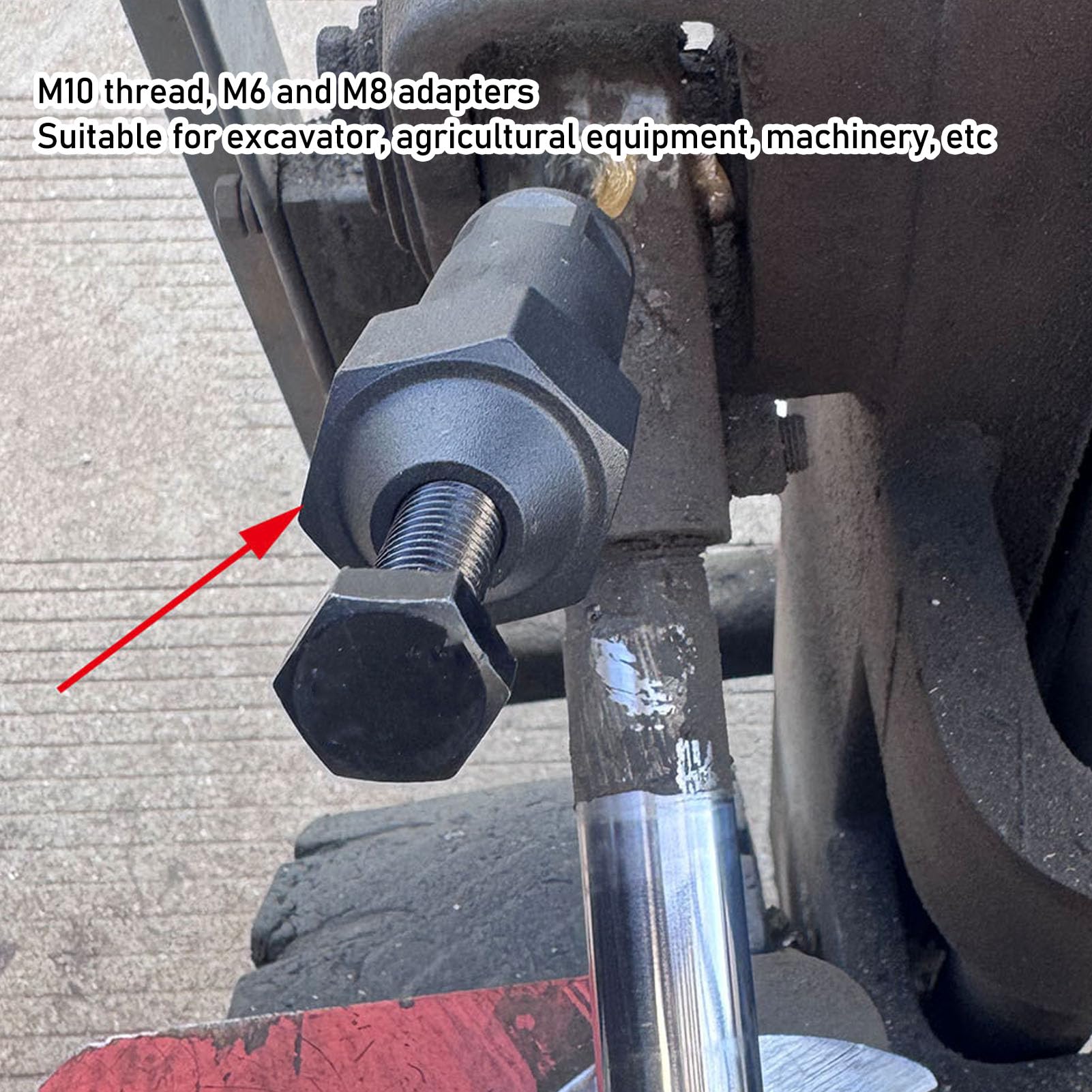 FTVOGUE Schmiernippelreiniger, 600+PSI Gewindestange M10