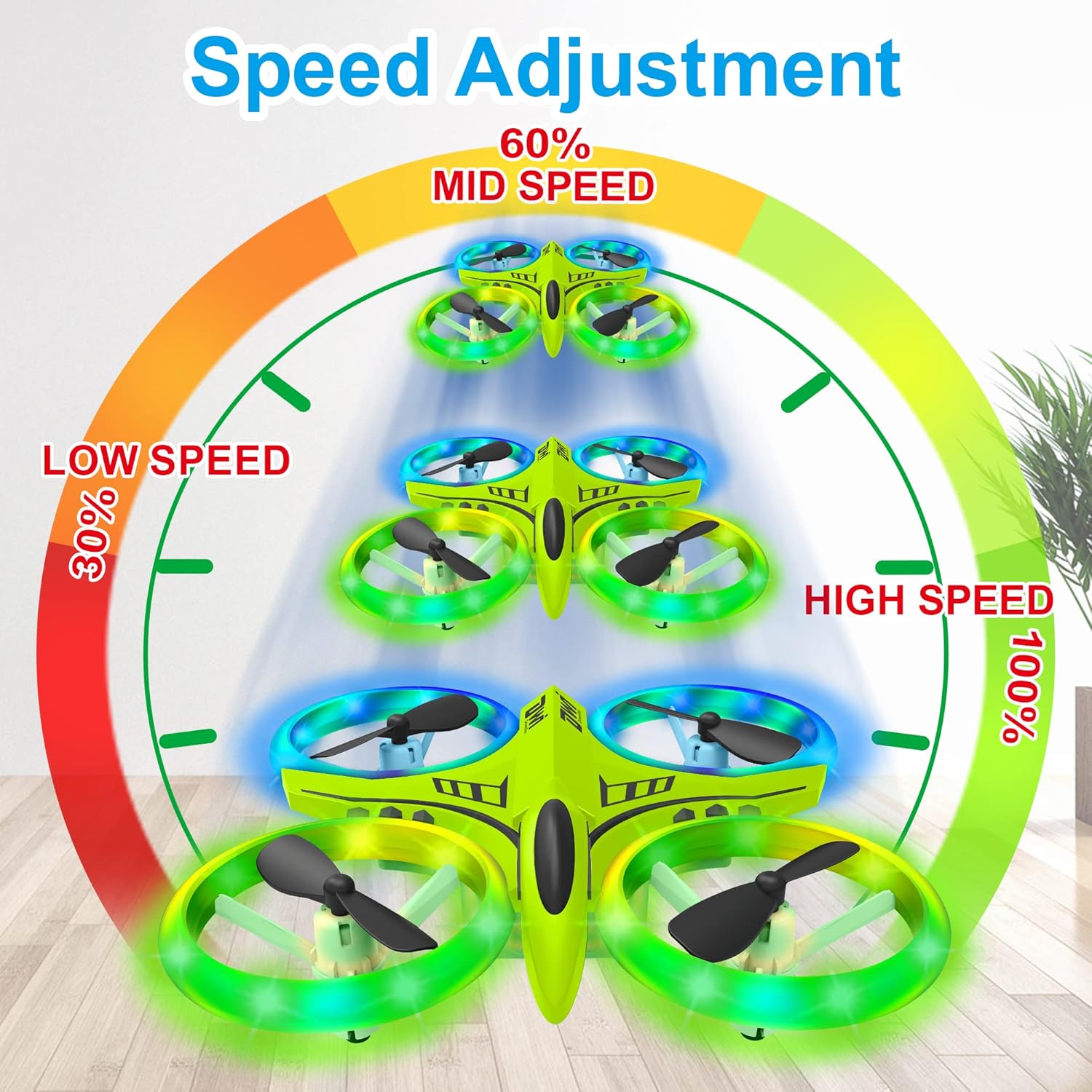 Suреr Brаndѕ Dwi Dowellin 4.9 Inch Mini Drone for Kids with LED Lights Crash Proof One Key Take Off Landing Flips RC Remote Control Small Flying Toys Drones for Beginners Boys and Girls Adults Nano Quadcopter, Green Gеt Pорulаr оƒƒеr Dwi Dowellin 4.9 Inch Mini Drone for Kids with LED Lights Crash Proof One Key Take Off Landing Flips RC Remote Control Small Flying Toys Drones for Beginners Boys and Girls Adults Nano Quadcopter, Green