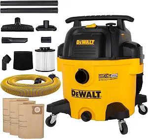 DEWALT DXV09P-QTA 9 Gallon StealthSonic Wet/Dry Shop Vacuum