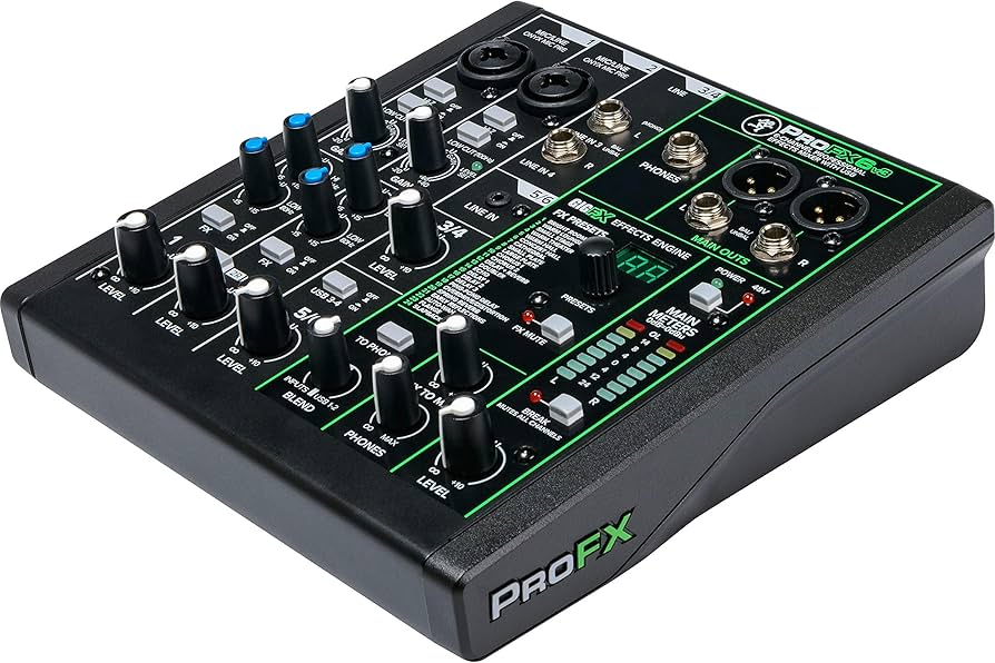 Mackie ProFX6v3 オーディオミキサー Amazon.com: Mackie ProFX6V3 - Analog Mixer : Musical Instruments