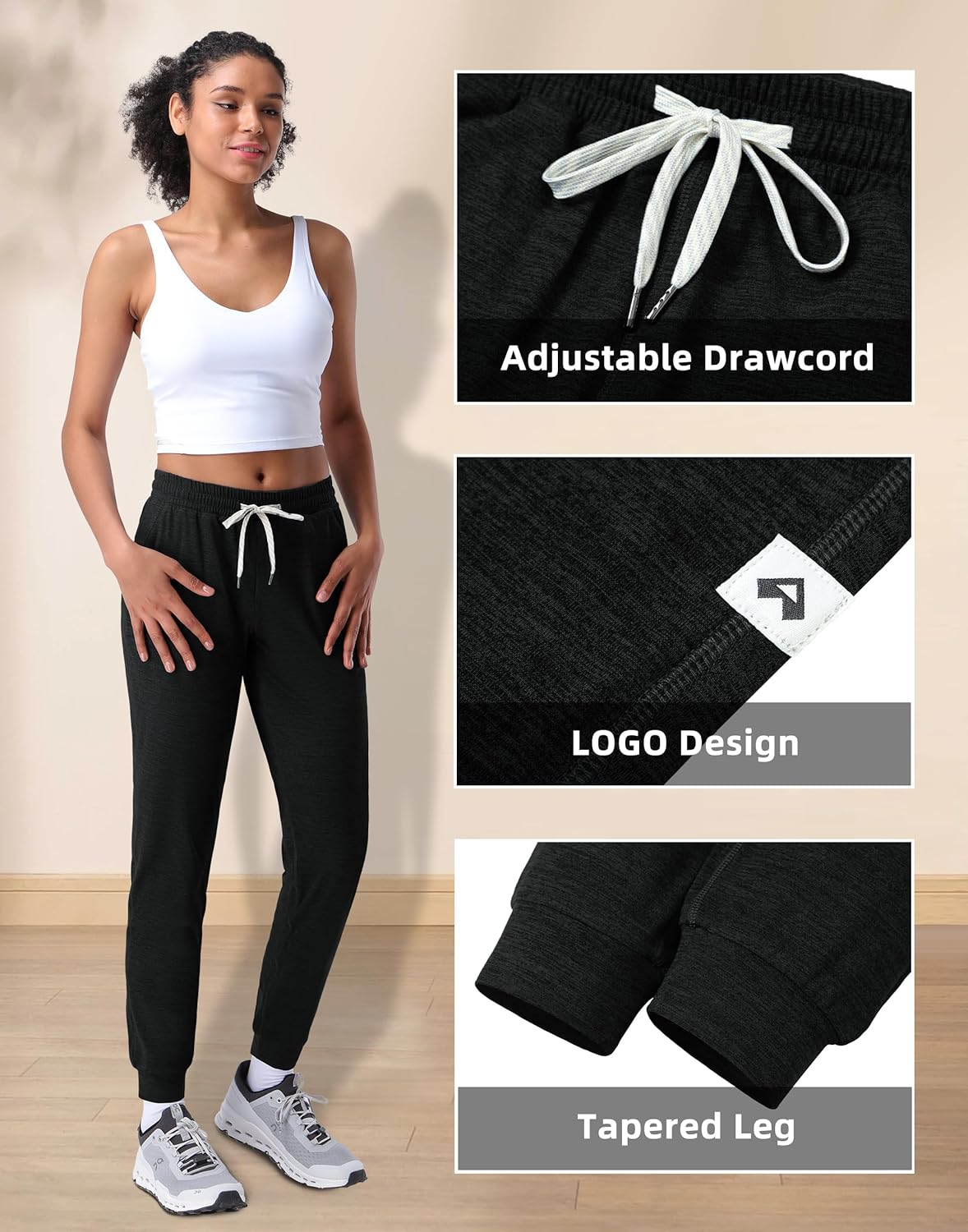 Pioneer Camp Women's Joggers Pants with Pockets Lounge Sweat Pants for Women Yoga Athletic Casual Running Workout - Image 4