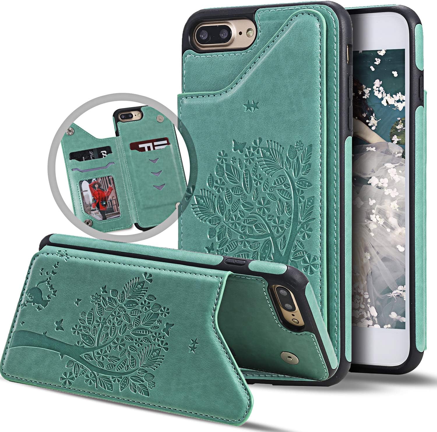 Iphone 8 case with wallet on back Clearance