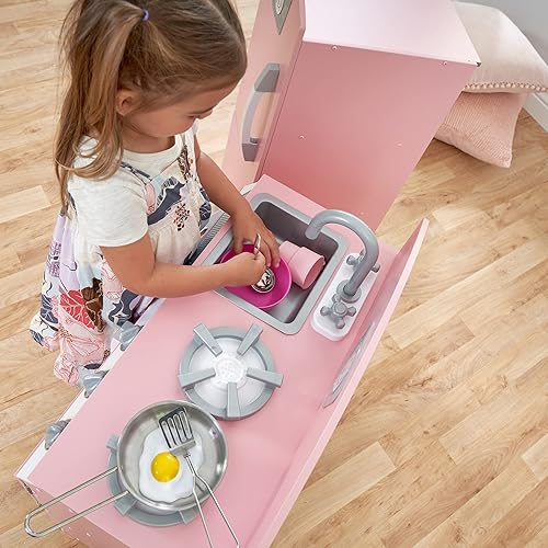 Miniatura 5 de KidKraft Cocina y refrigerador rosado retro Rosado