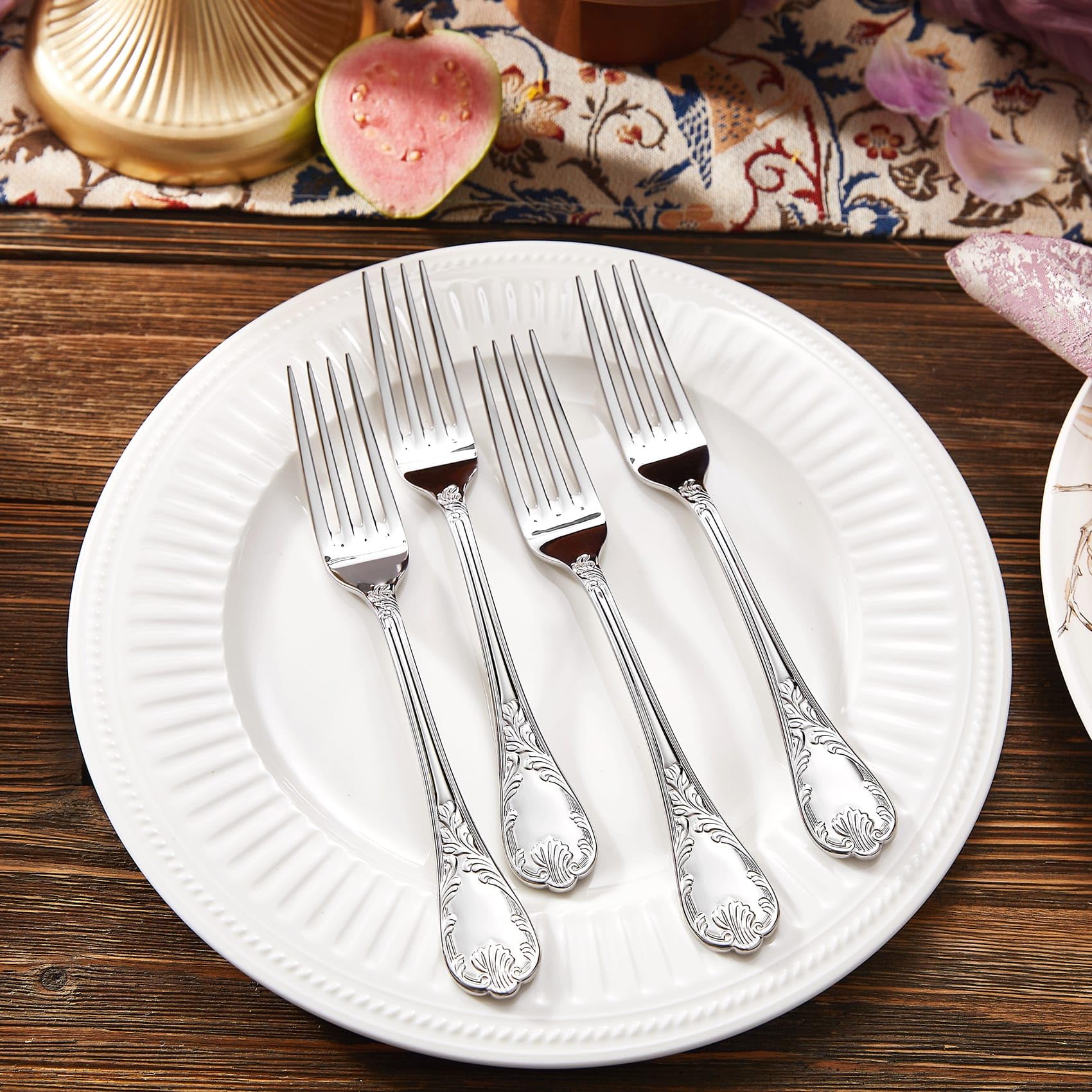 KEAWELL Premium Regalia 4-Piece 8-Inch Dinner Fork Set (4, Dinner Forks) — Amazon image 7