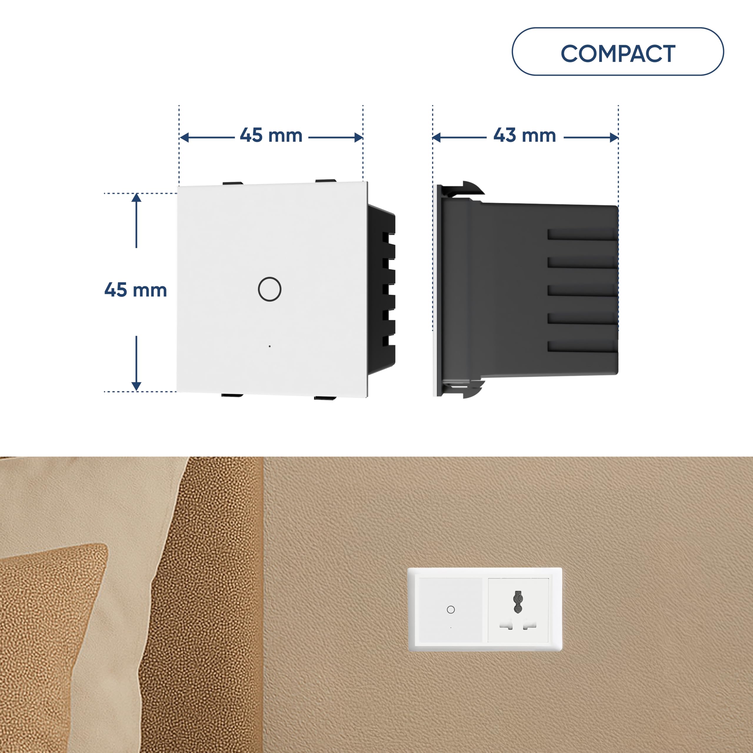 AZIOT Smart Touch Switch - Glass Design -4 AZIOT Smart Touch Switch - Glass Design -4