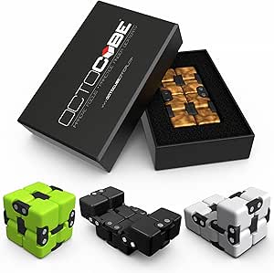 Funxim Fidget Cube Décompression Jouet Cube De L'infini, Stress De