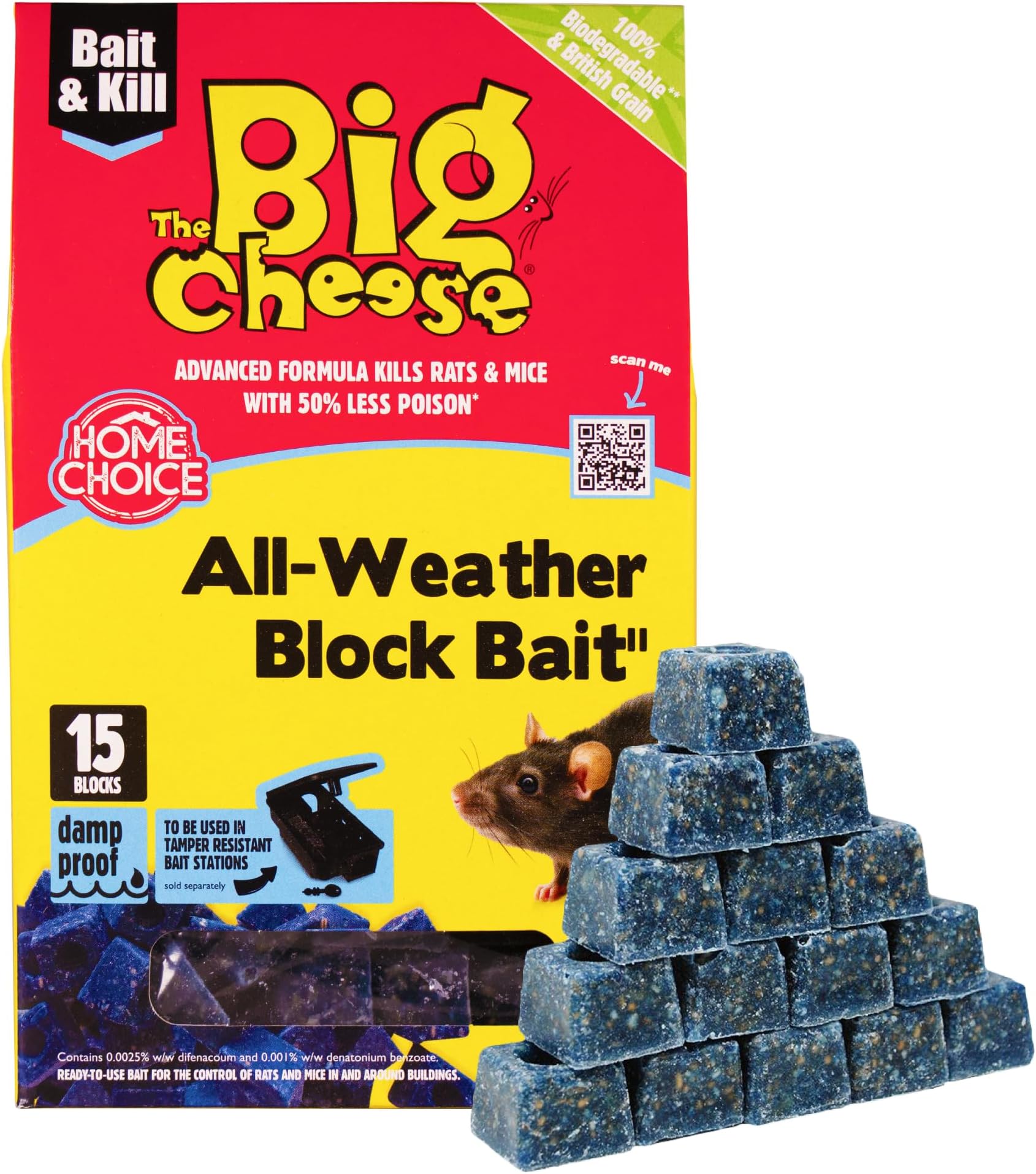 The Big Cheese STV All-Weather Block Bait - 10g x 15
