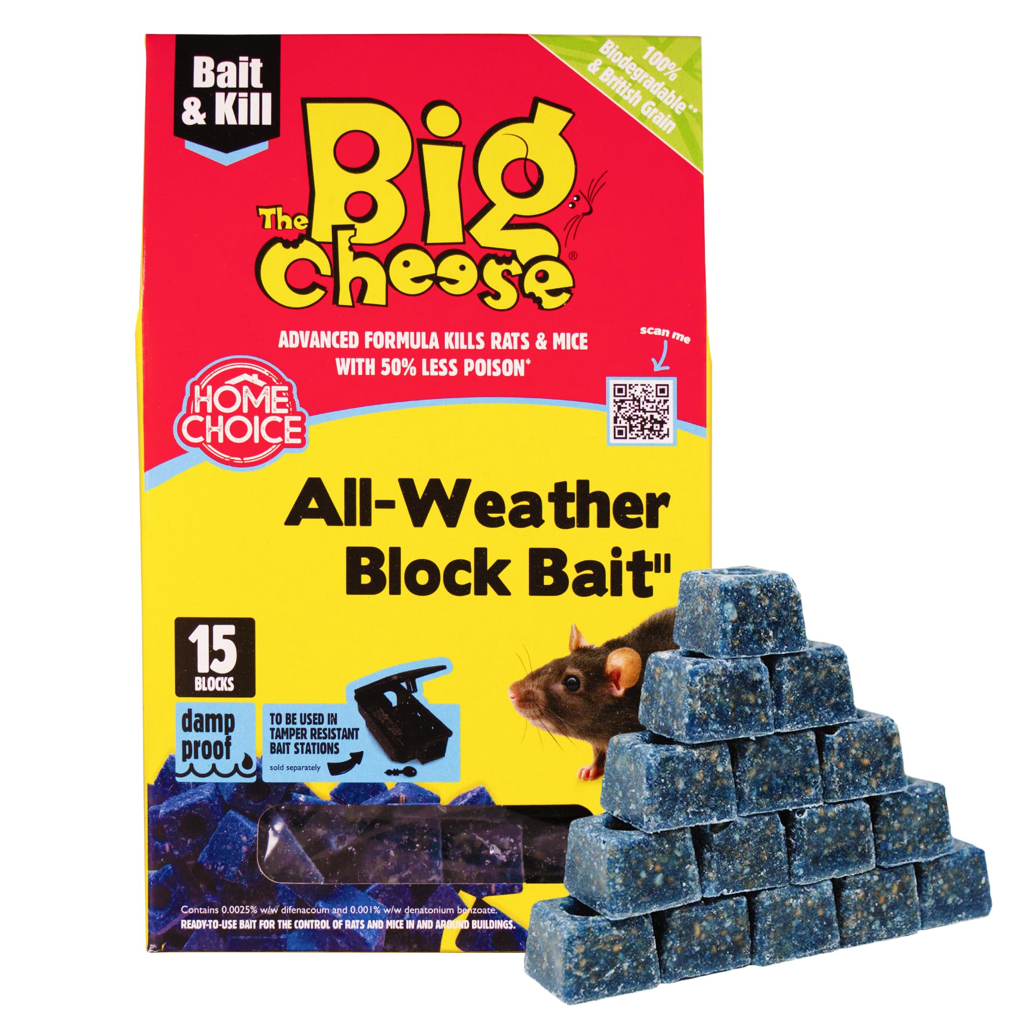 The Big Cheese STV All-Weather Block Bait - 10g x 15