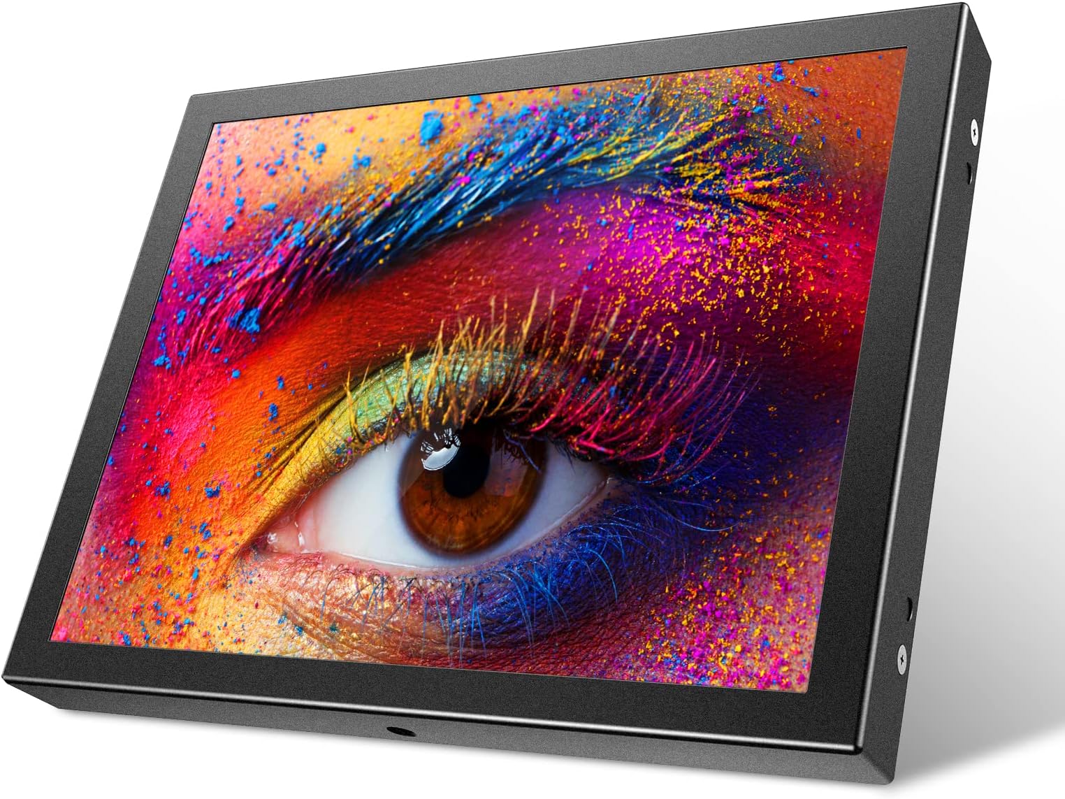 Eyoyo 8 inch Small Mini Monitor 1024x768 Resolution Car Rear View TFT LCD Screen Display with HDMI/VGA/AV Video Input for PC DVD DVR CCD 140° Wide Angle Metal Housing