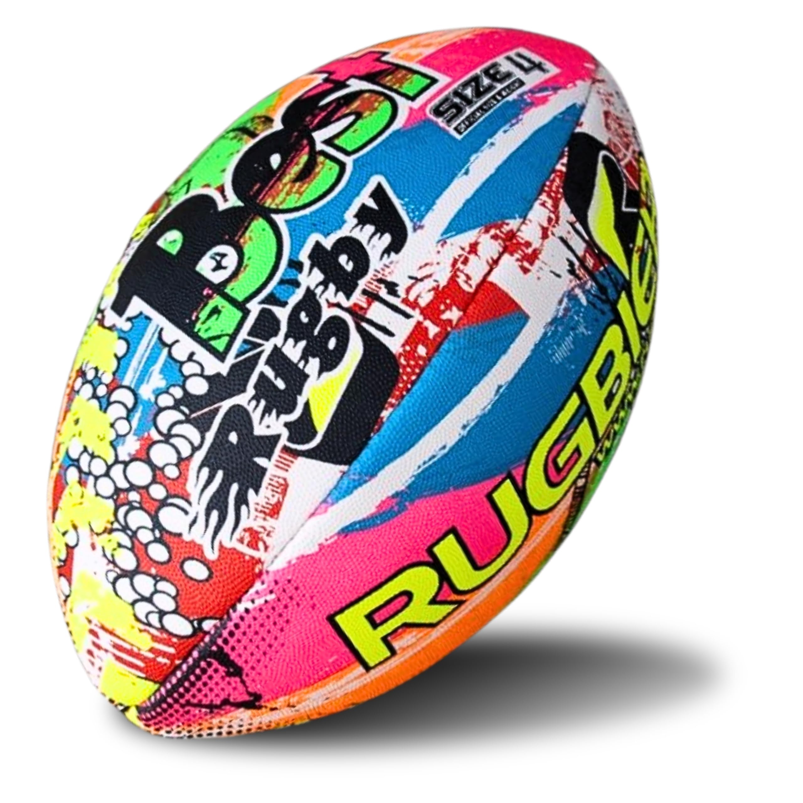 Pallone da Rugby per Bambini e Bambine T3 – Pallone per Scuola - Iniziazione e Allenamento - Design Esclusivo - Modello Best Rugby