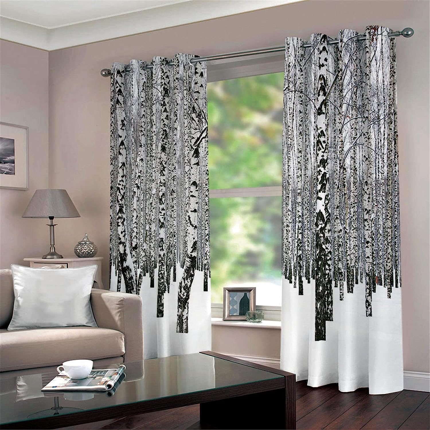 Cortinas Frío Calor Cortinas Térmicas Opacas PONY DANCE - 2 Piezas Gris 140x220 Cm | Aislan Frío Y Calor Para Salón Y Dormitorio Cortinas Salon Modernas