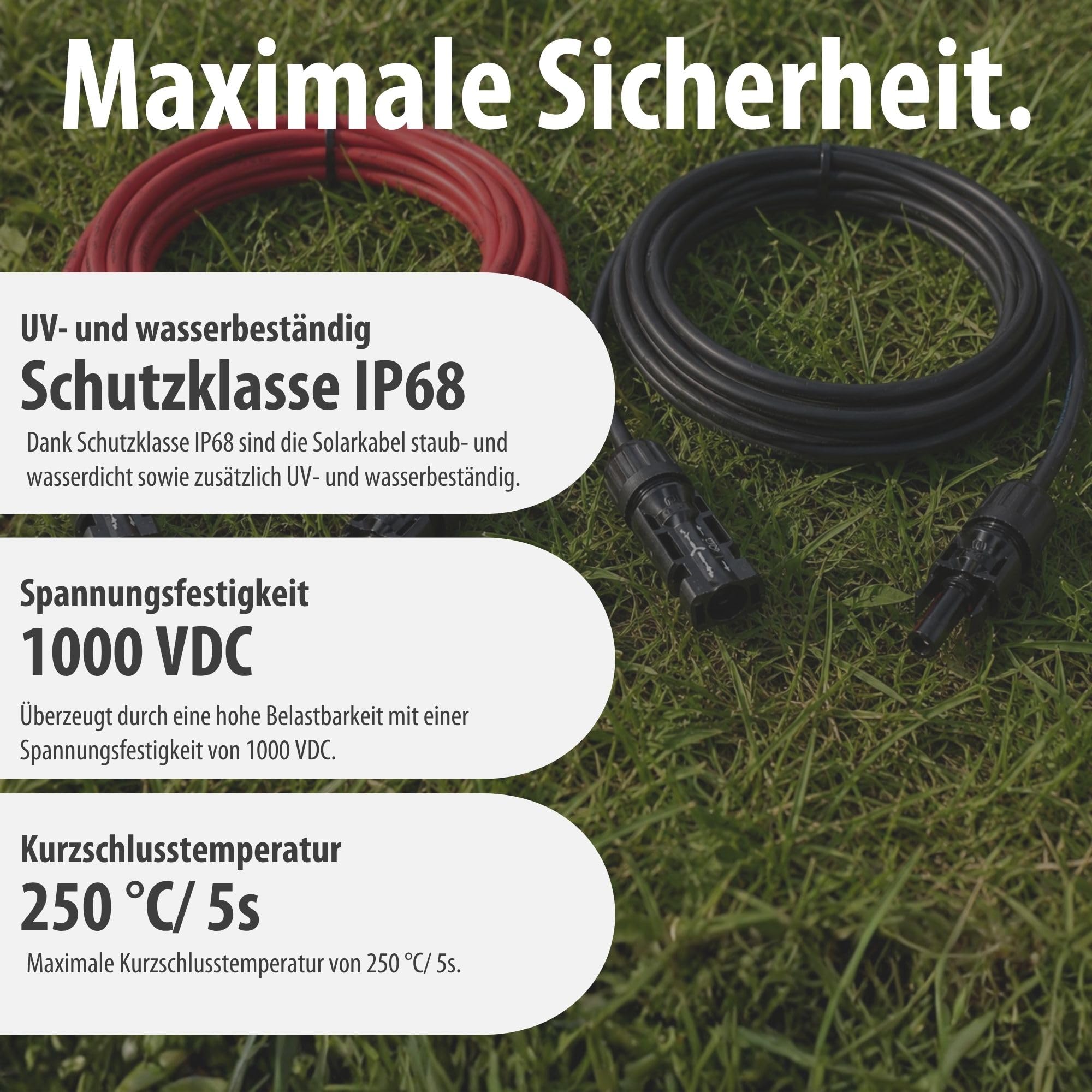 Brennenstuhl Cavo di prolunga solare, 4 mm², con connettore MC4, 2 x 10 m