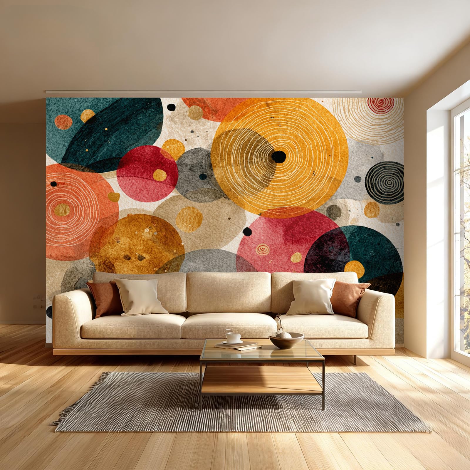 Sticker mural en toile canvas pour créer une chambre bébé douce et cosy