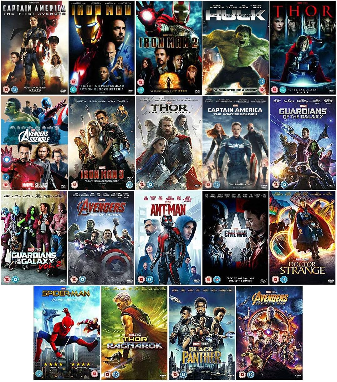 Complete Marvel Movies Collection | Desertcart INDIA