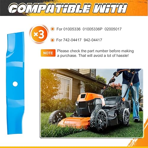 Miniatura 9 de ILONPA (3) Hola de elevación para Cub Cadet 01005336 01005336P 02005017 742-04417 942-04417