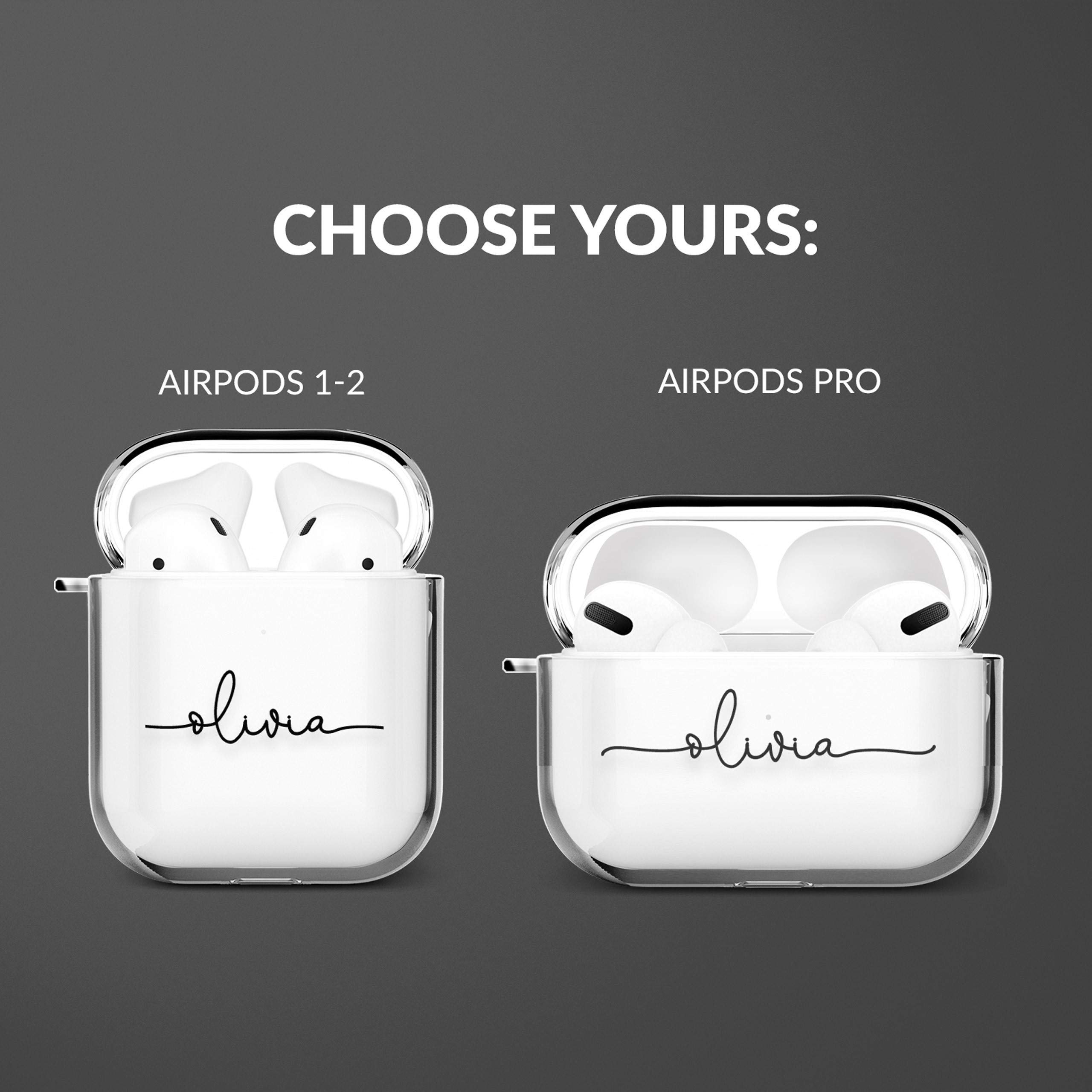Tirita Personalised Custom Case Compatible with Apple AirPods 4th gen, Support Wireless Charging, with Carabiner, Front LED Visible [14- Golden Bee] — view 174