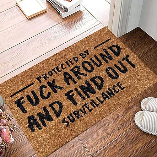 Miniatura 6 de Felpudo de bienvenida de 15.7 x 23.6 pulgadas, tapete antideslizante para interiores y exteriores, alfombra de porche delantero, alfombra de
