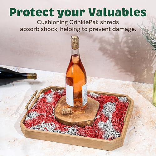 Miniatura 5 de CrinklePak Relleno de papel de corte arrugado hecho en Estados Unidos, ideal para paquetes de envío, envoltura de regalo, relleno de cesta y todas