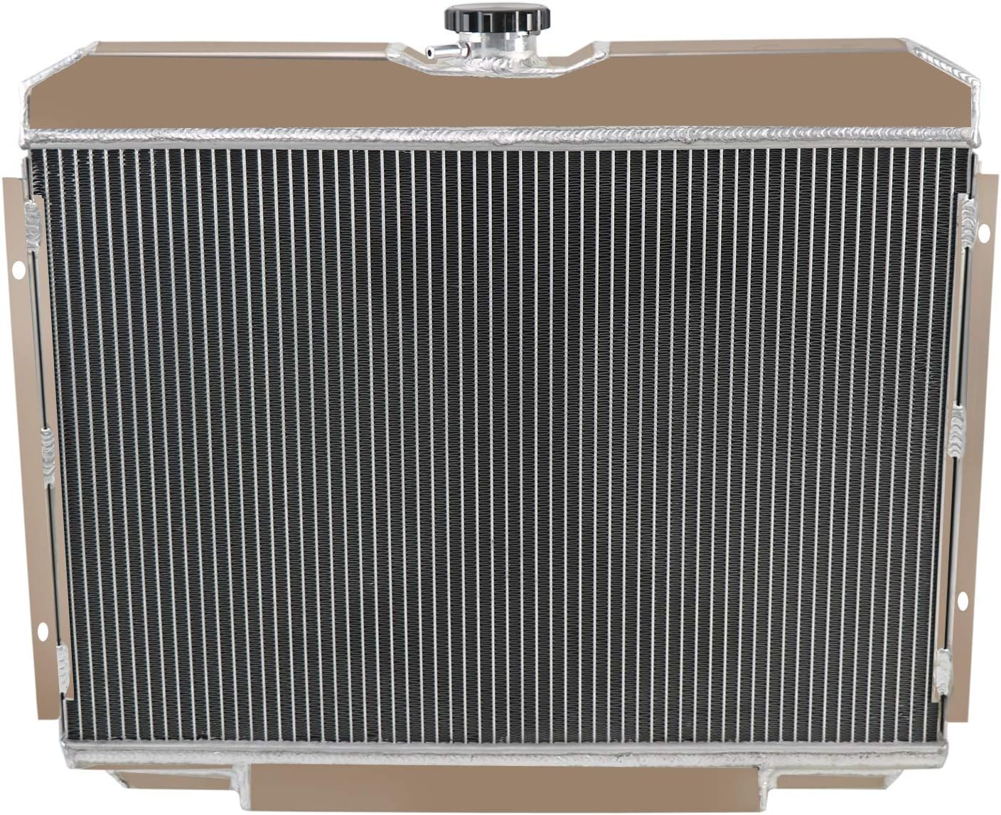 4 Row Core Radiator For 1967-1970 Ford Mustang/Mercury Cougar XR-7 V8 289/302/351 Full Aluminum Radiators 1968 1969 67 68 69 70 Radiator