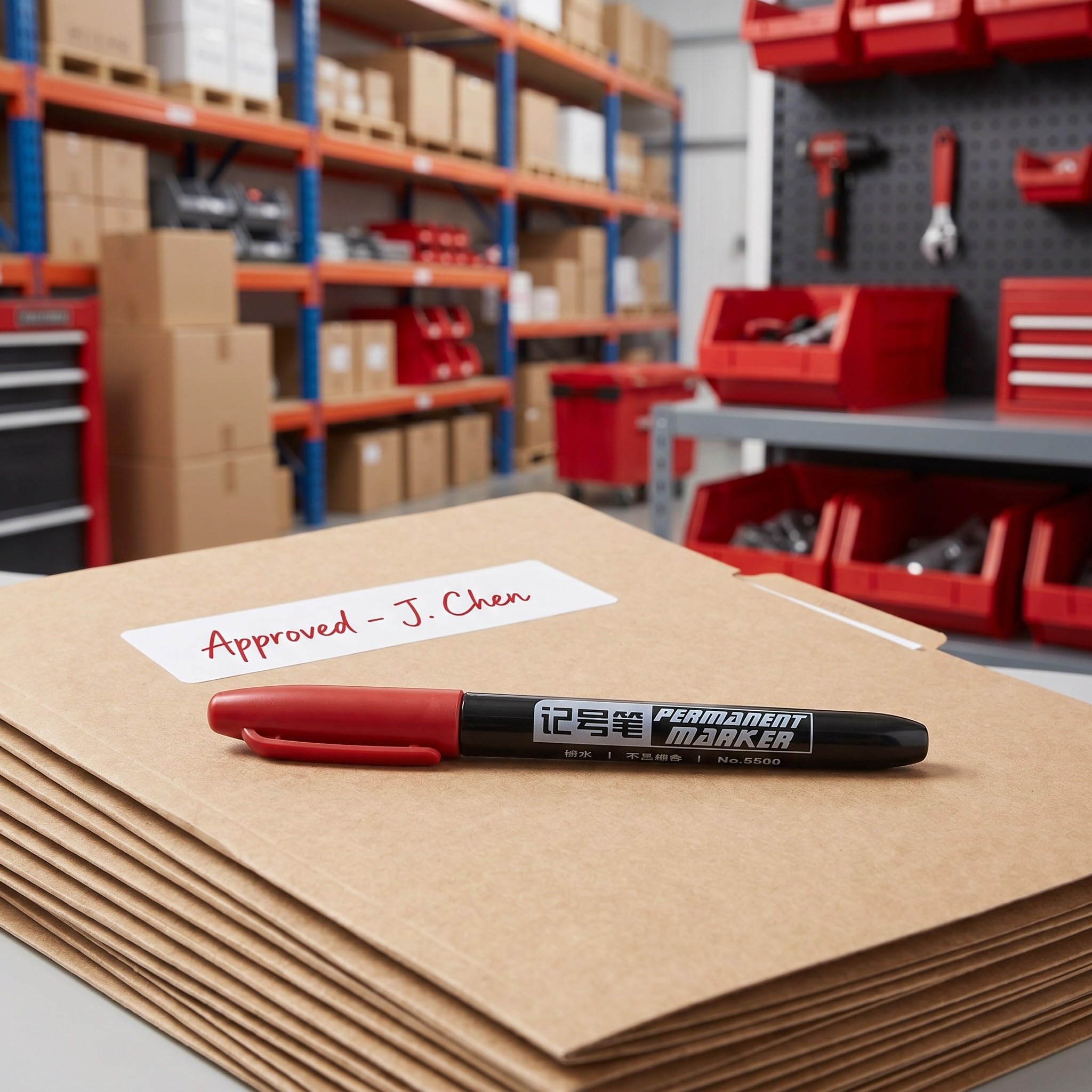 Kisangel 100 rotuladores de pintura para reparación de lápidas - Rotuladores de pintura - Marcadores para lápidas de Halloween para metal, sobre roca, madera, plástico, lienzo, tazas (rojo)