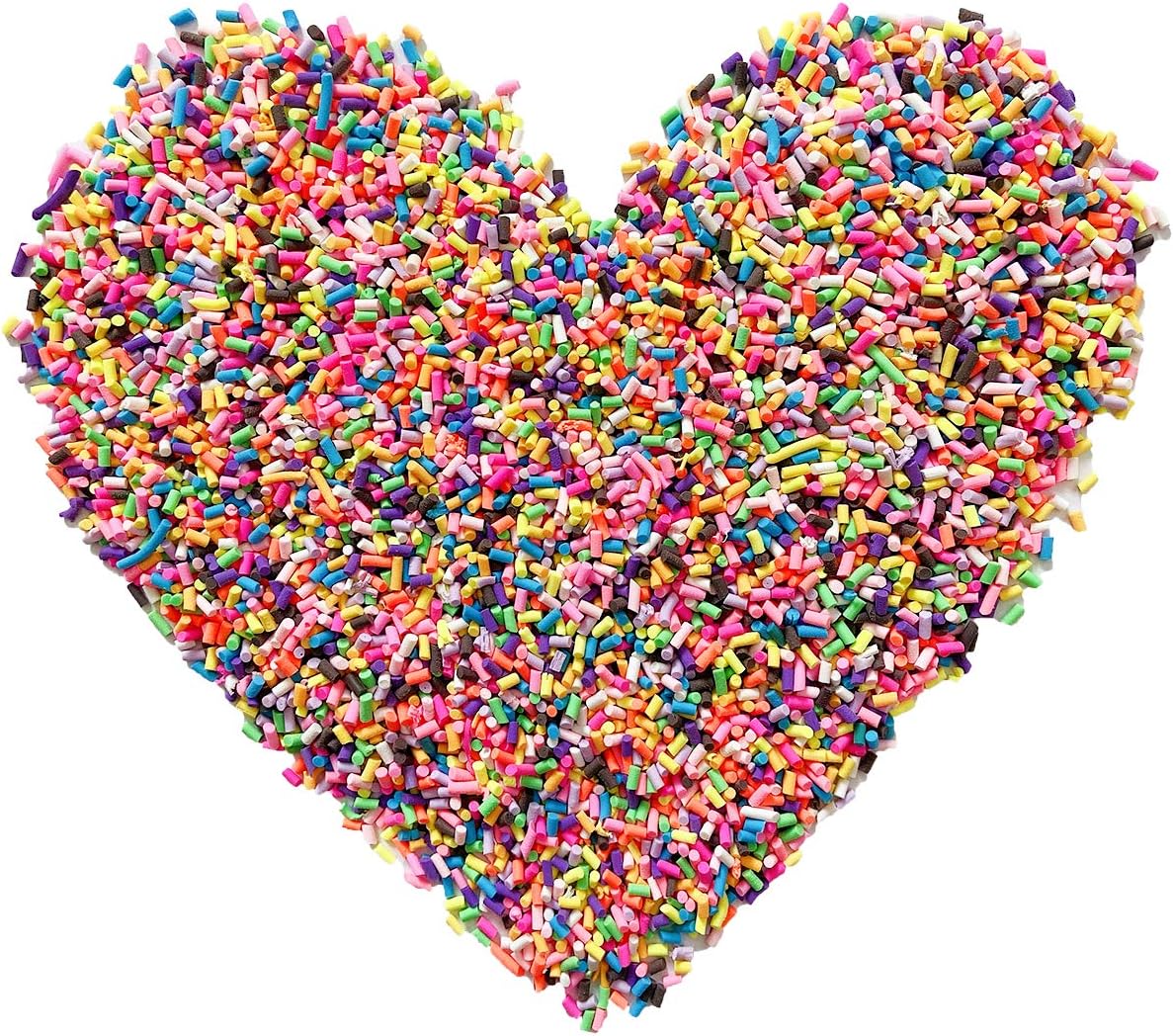 EHOPE 50G Fake Sprinkles Polymer Sprinkles Resin Sprinkles Clay Sprinkles for Resin Nail Art Slices Fake Candy Sprinkles for Nail Art DIY Crafts Cake Phone Case(50g Sugar granules-2)