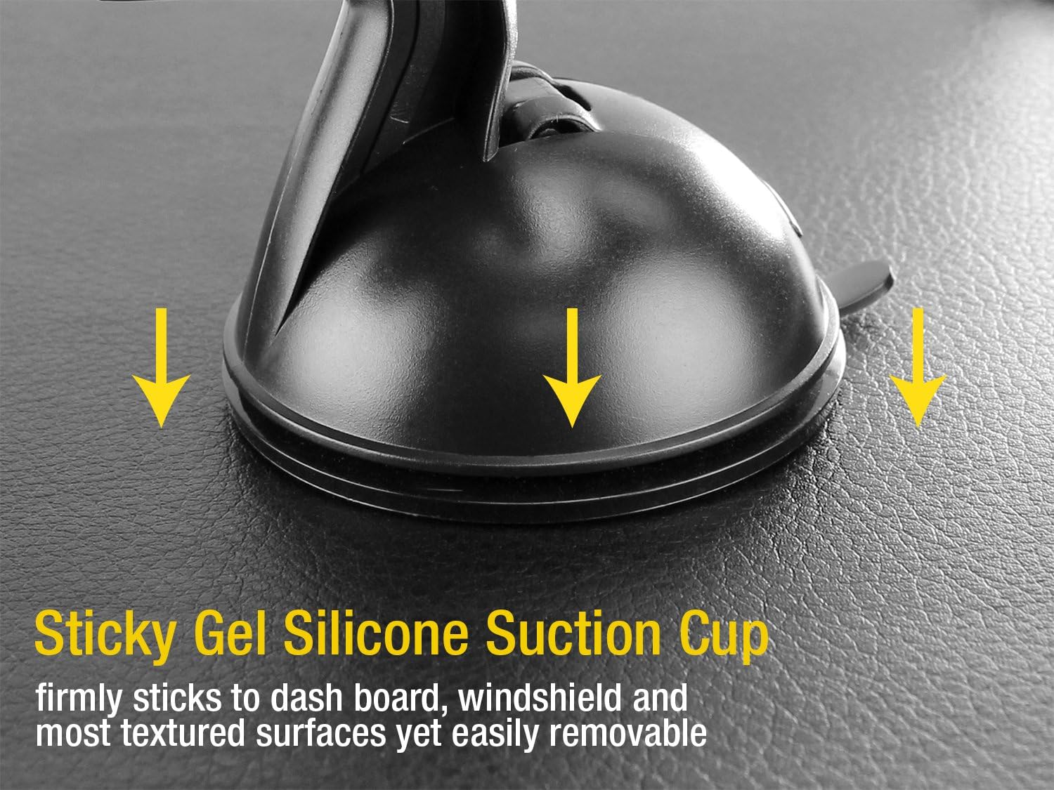 Cellet Dashboard and Windshield Car Clip Phone Mount Holder Compatible with Smartphones iPhone 14 Pro Max Plus 13 12 11 Samsung Galaxy Z Flip, Z Fold, Google Pixel, Moto, LG