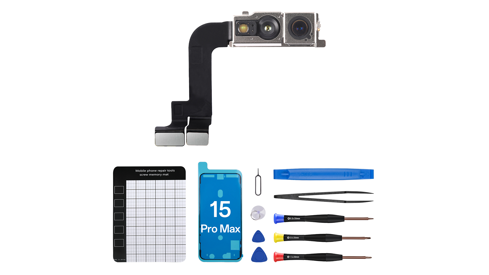 Amazon.com: CYKJGS for iPhone 15 Pro Max Front Camera Replacement