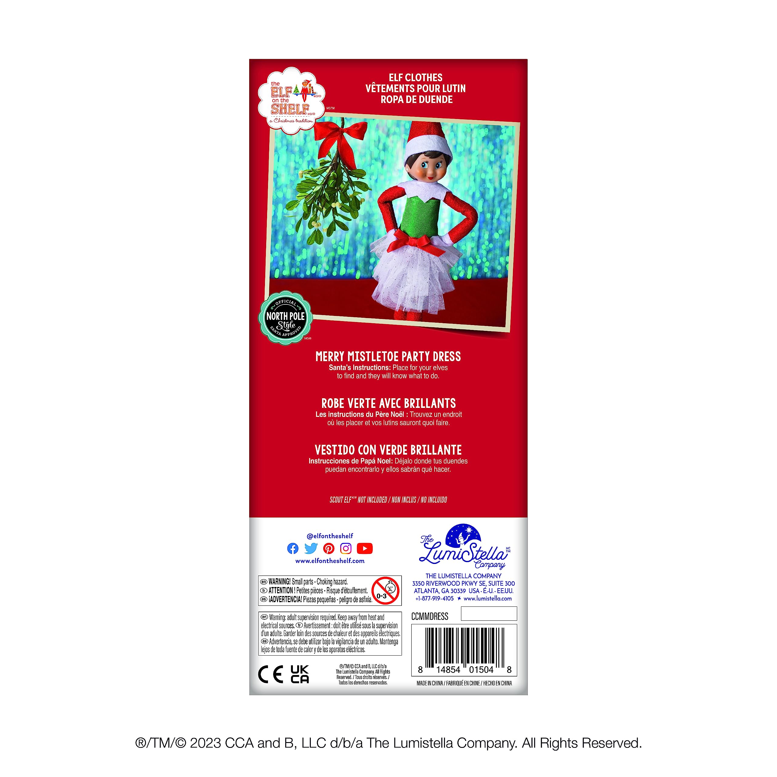 Cefa Toys Elf Na Półce Kostium Claus Couture Na Imprezę (00323)